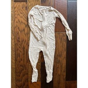 Little Sleepies Heather Oatmeal Ribbed Zippy (18m - 24m)